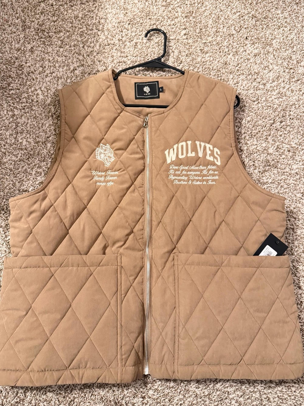 Wolves Zip Vest